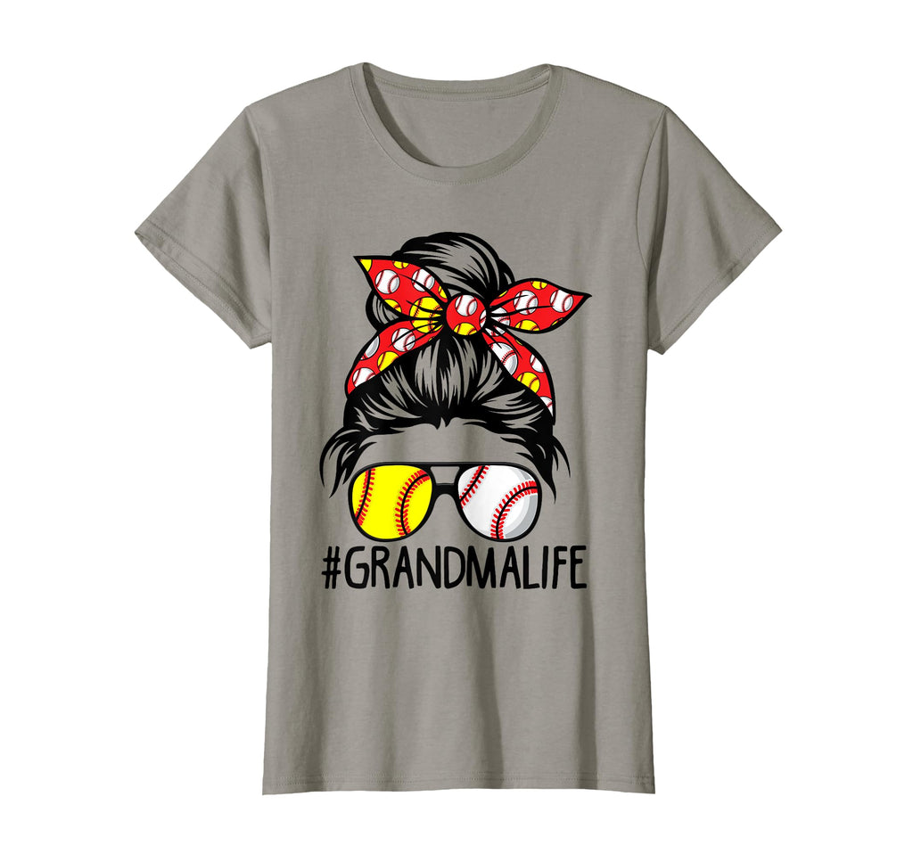 Dy Messy Bun Mothers Day Softball T-Shirt - Unique Graphic Men Women - T-Shirt, Sweatshirt, Hoodie