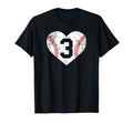 Baseball 3 Jersey Number T-Shirt - Minimalist Print Men Women - T-Shirt, Sweatshirt, Hoodie