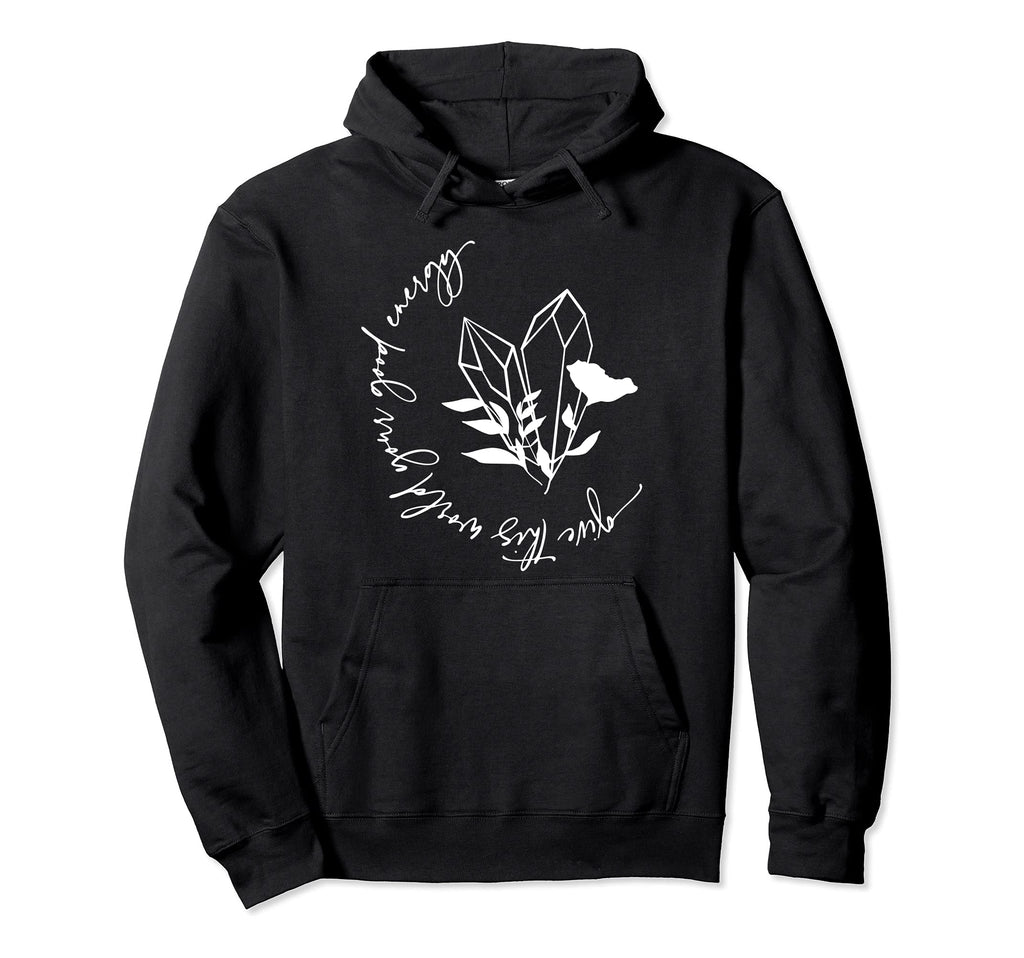 Give This World Good Energy Boho Hoodie - Fun Novelty Design for Adults - T-Shirt, Sweatshirt, Hoodie