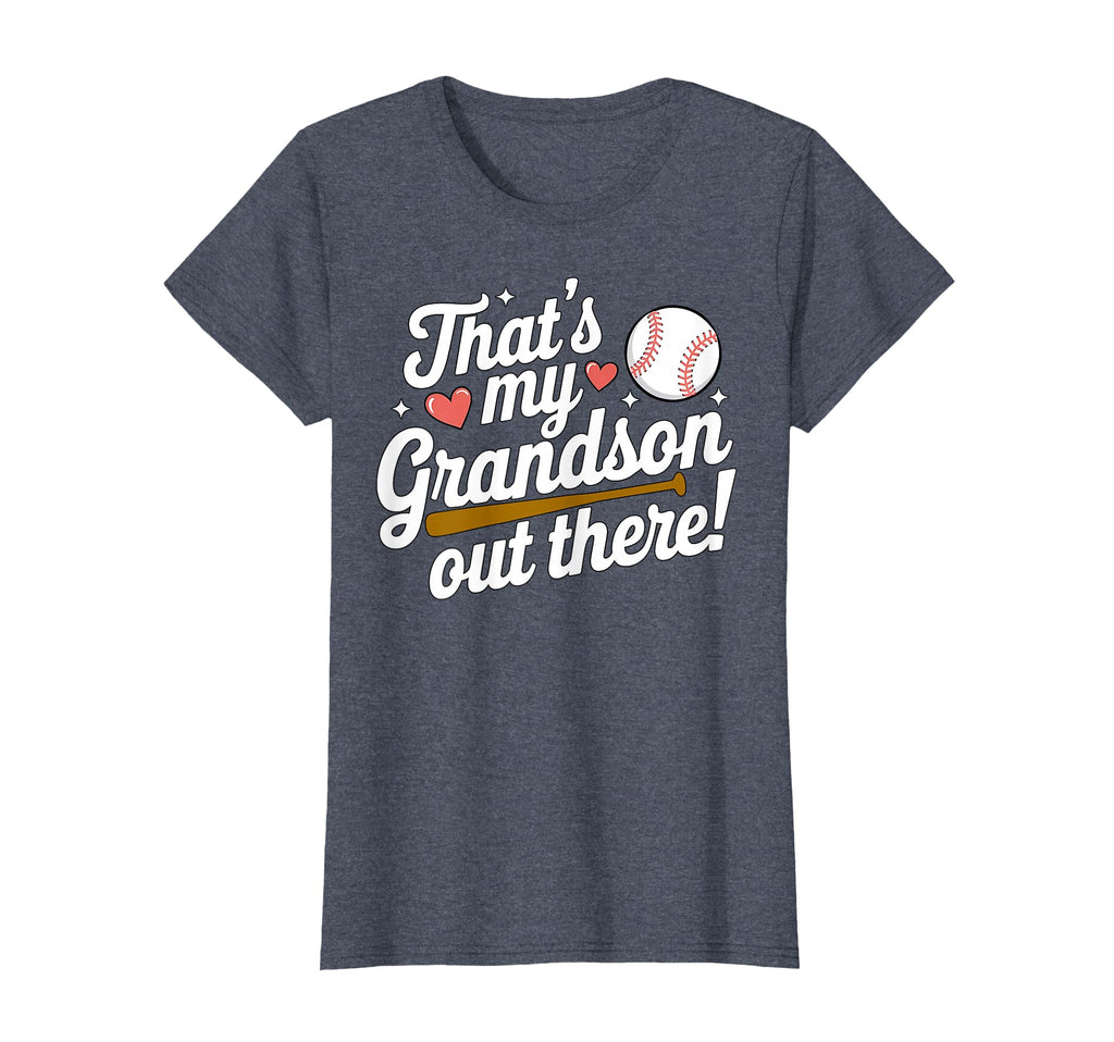 Baseball Grandma Thats My Grandson Out T-Shirt - Minimalist Print Unisex - T-Shirt, Sweatshirt, Hoodie