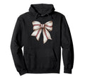 Baseball Coquette Bow Baseball Mom Mama Hoodie - Trendy Graphic Unisex - T-Shirt, Sweatshirt, Hoodie