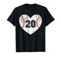 Baseball Heart Player 20 Baseball T-Shirt - Minimalist Print for Adults - T-Shirt, Sweatshirt, Hoodie