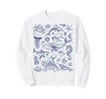 Ocean Life Sea Aesthetic Dolphin Sweatshirt - Streetwear Style Unisex - T-Shirt, Sweatshirt, Hoodie