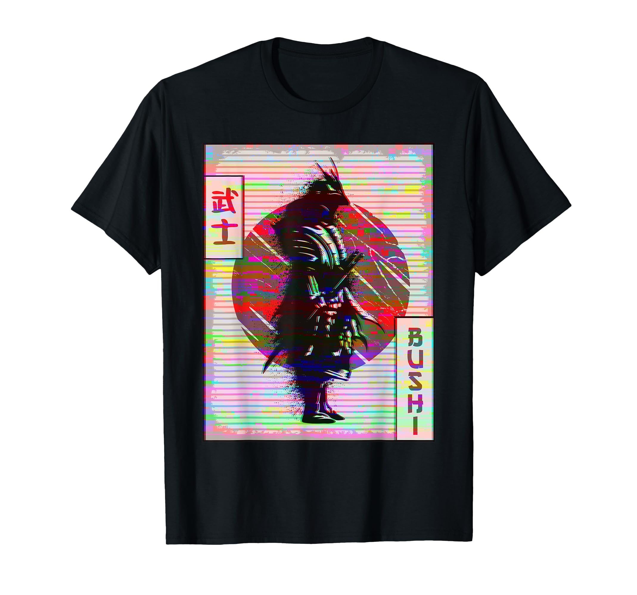 Samurai Anime Kitsune Mask Fox Mask T-Shirt - Graphic Print Men Women - T-Shirt, Sweatshirt, Hoodie