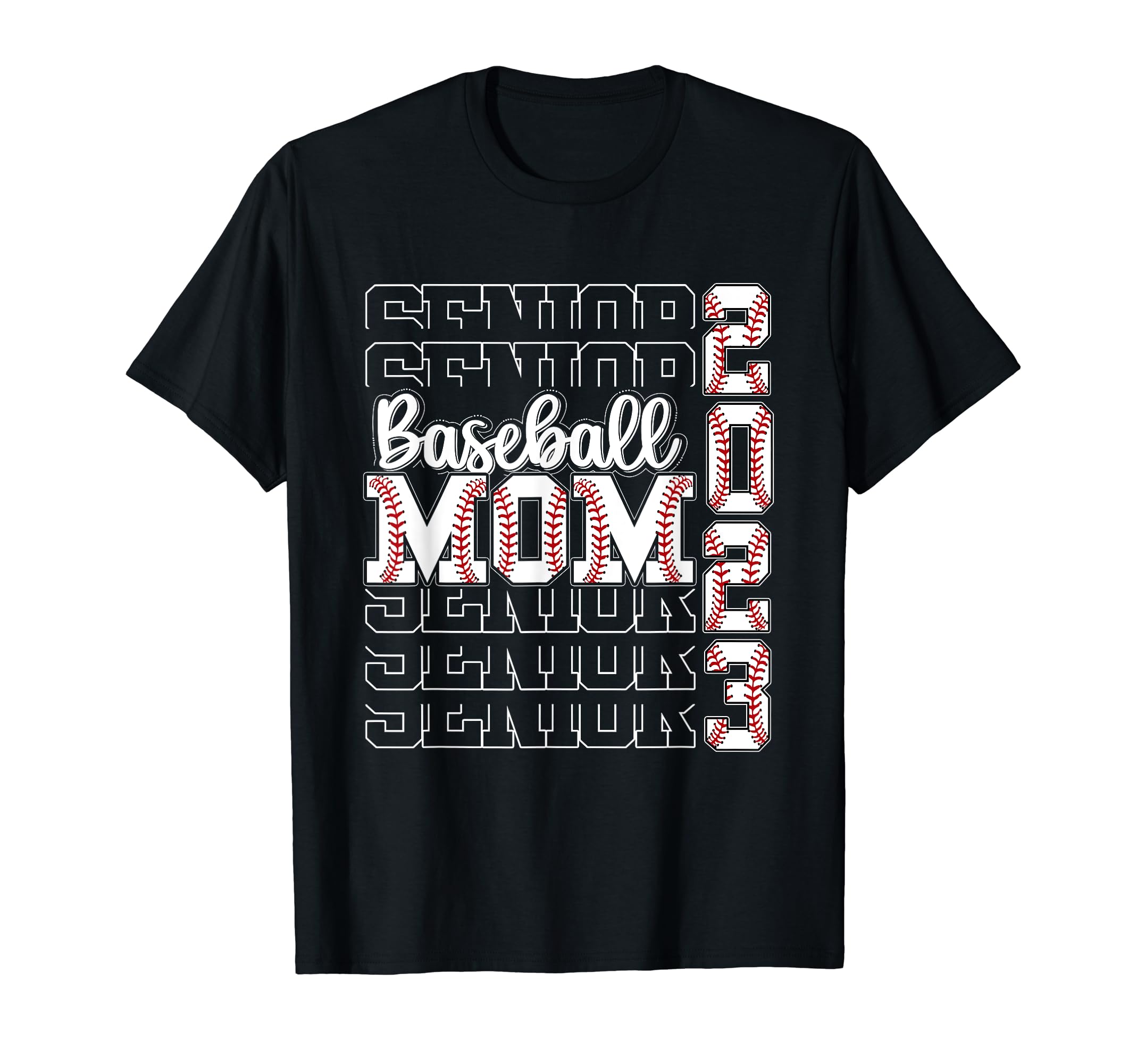 Senior Mom 2023 Baseball Class 2023 T-Shirt - Graphic Print for Adults - T-Shirt, Sweatshirt, Hoodie