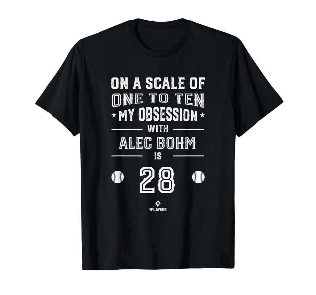 Alec Bohm Obsession Mlbpa T-Shirt - Custom Art Print Men Women - T-Shirt, Sweatshirt, Hoodie