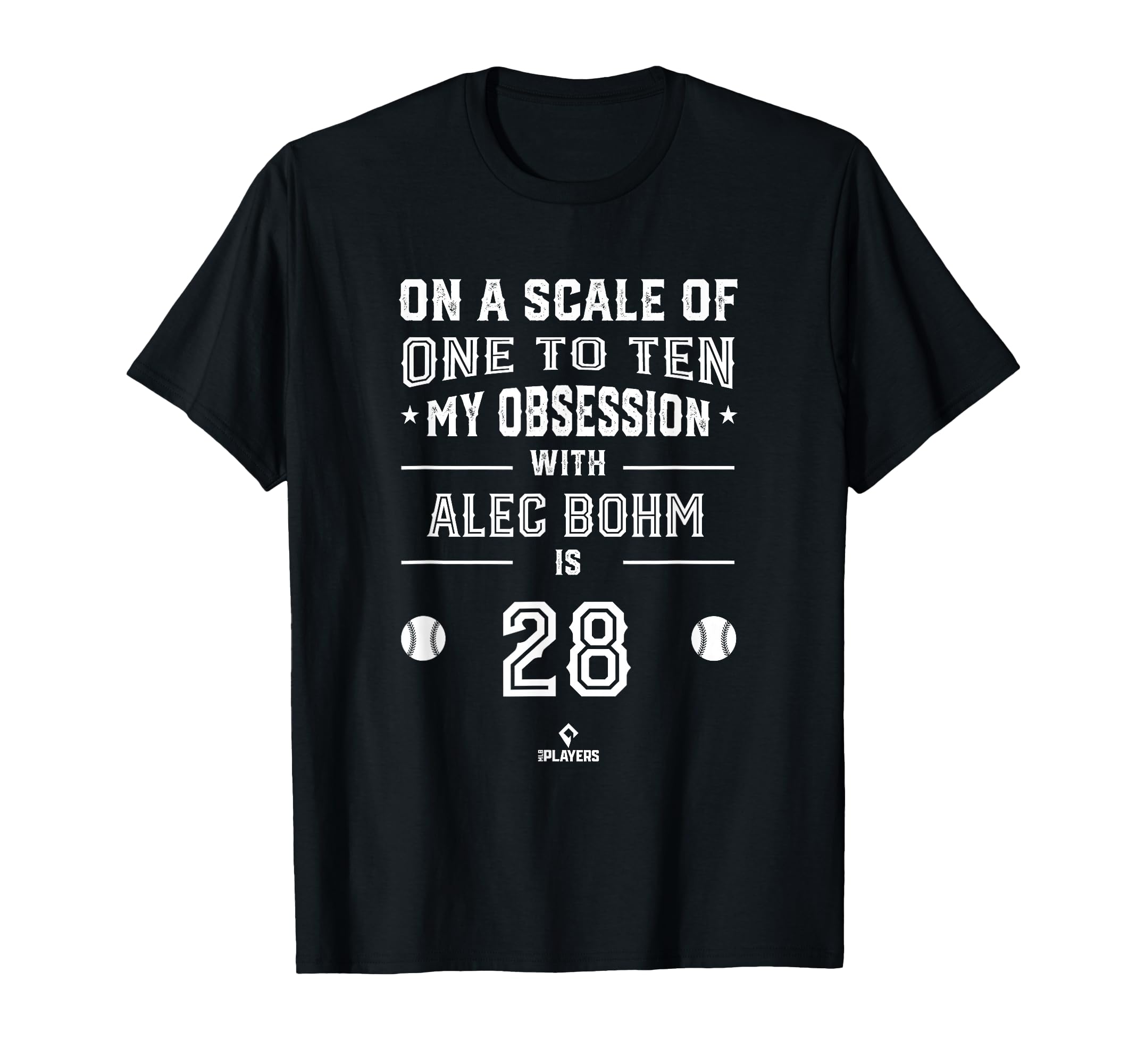 Alec Bohm Obsession Mlbpa T-Shirt - Custom Art Print Men Women - T-Shirt, Sweatshirt, Hoodie