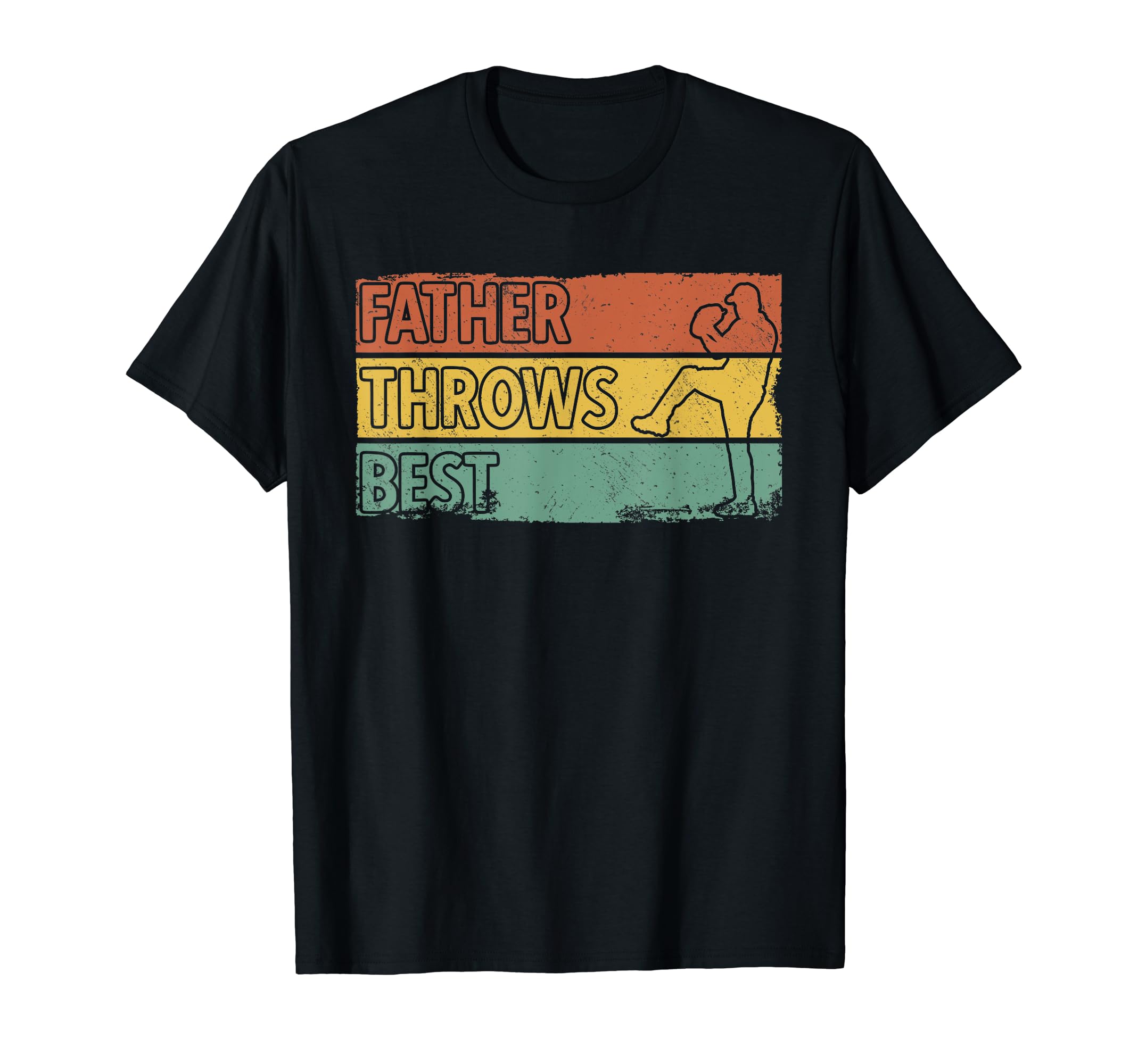 Dad Baseball Father Throws Best T-Shirt - Novelty Apparel for Adults - T-Shirt, Sweatshirt, Hoodie