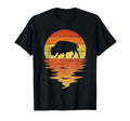 American Bison 70S Sunset Buffalo T-Shirt - Casual Everyday Wear Unisex - T-Shirt, Sweatshirt, Hoodie