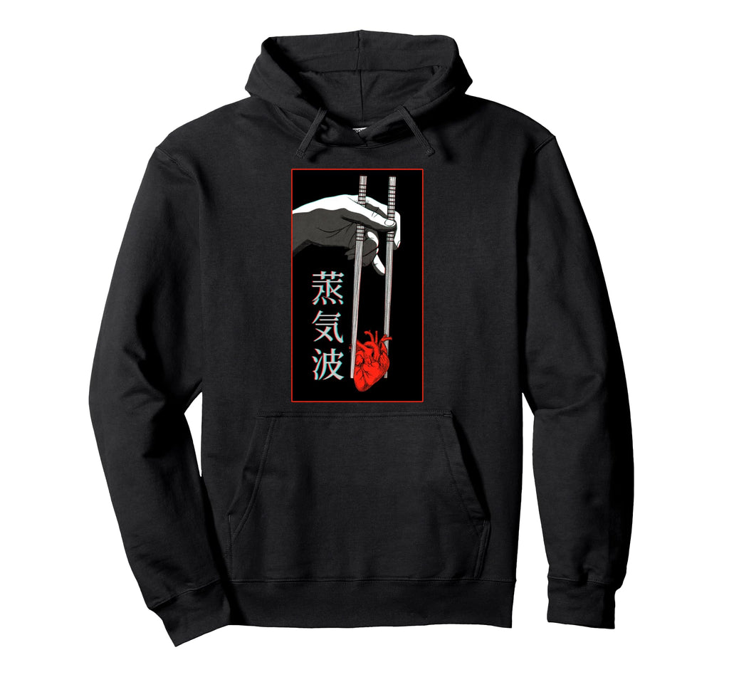 Japanese Futurism Aesthetic Vaporwave Hoodie - Novelty Apparel for Adults - T-Shirt, Sweatshirt, Hoodie