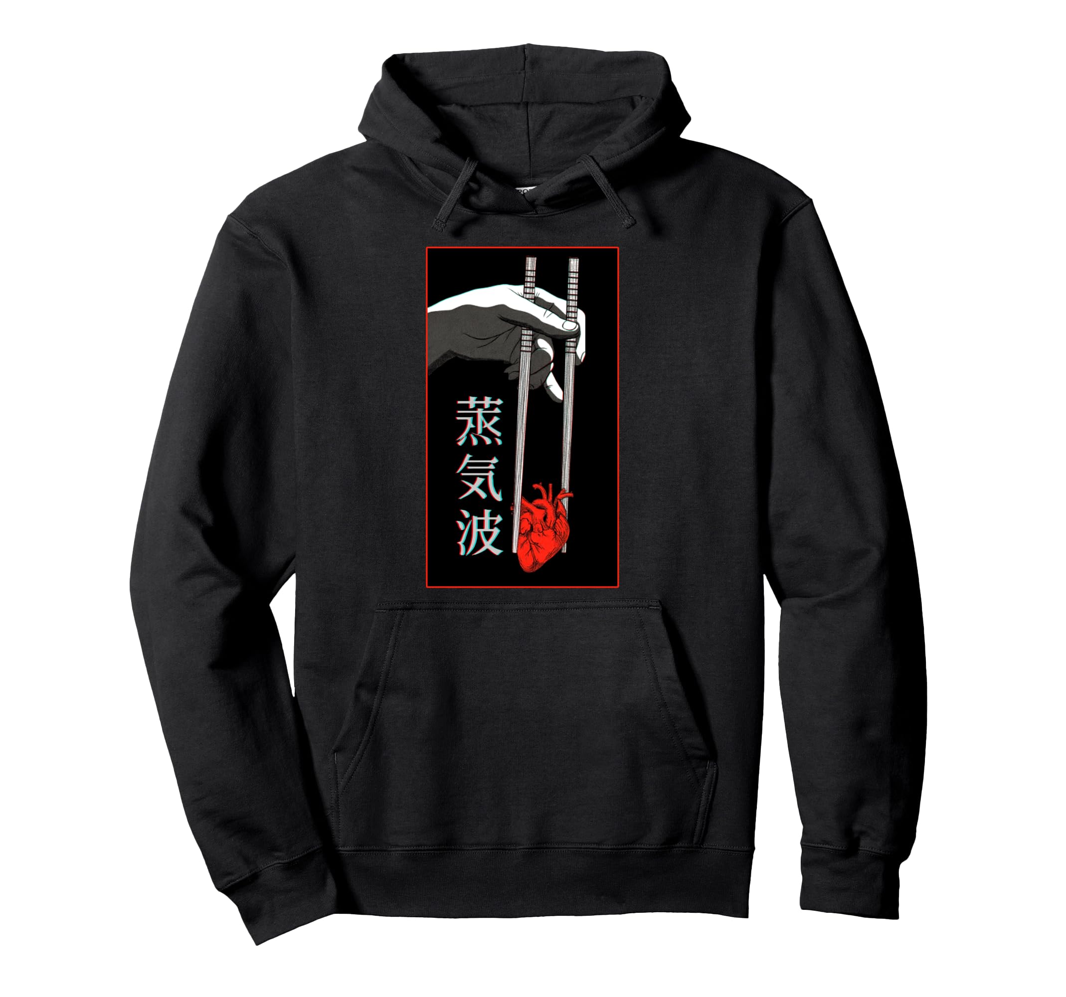 Japanese Futurism Aesthetic Vaporwave Hoodie - Novelty Apparel for Adults - T-Shirt, Sweatshirt, Hoodie