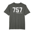 757 Area Code Hampton Roads T-Shirt - Fun Novelty Design Men Women - T-Shirt, Sweatshirt, Hoodie