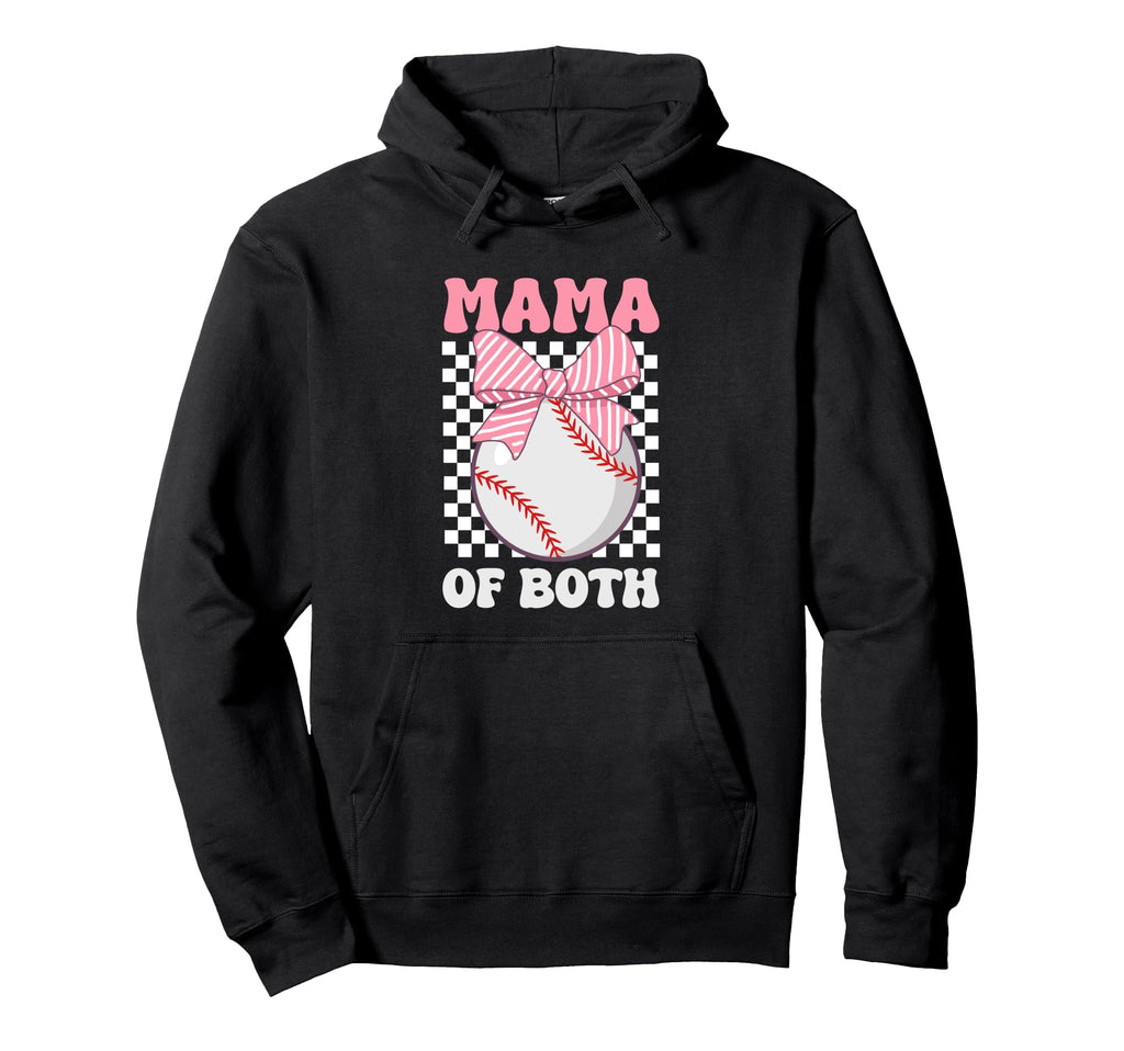 Leopard Mothers Day Mama Mom Both Hoodie - Aesthetic Graphic for Adults - T-Shirt, Sweatshirt, Hoodie