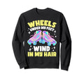 Roller Skating Wheels Under Sweatshirt - Casual Everyday Wear for Adults - T-Shirt, Sweatshirt, Hoodie