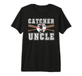 Mens Baseball Catcher Uncle Baseball T-Shirt - Custom Art Print Unisex - T-Shirt, Sweatshirt, Hoodie