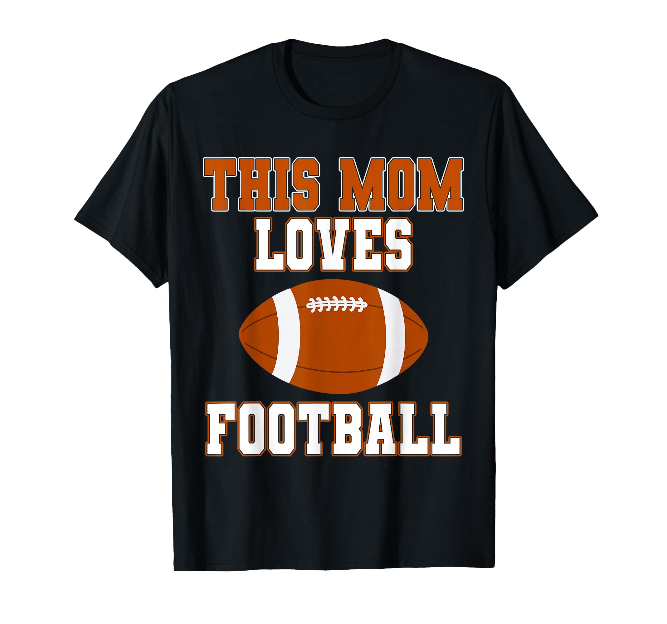 This Mom Loves Football Game Day T-Shirt - Minimalist Print Men Women - T-Shirt, Sweatshirt, Hoodie