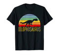 Dilophosaurus Sunset Dinosaur T-Shirt - Aesthetic Graphic Men Women - T-Shirt, Sweatshirt, Hoodie