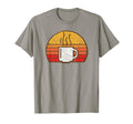 Distressed Coffee Mug 80S Sun T-Shirt - Minimalist Print Men Women - T-Shirt, Sweatshirt, Hoodie
