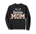 Lacrosse Mom Flowers Mom Lacrosse Sweatshirt - Minimalist Print for Adults - T-Shirt, Sweatshirt, Hoodie