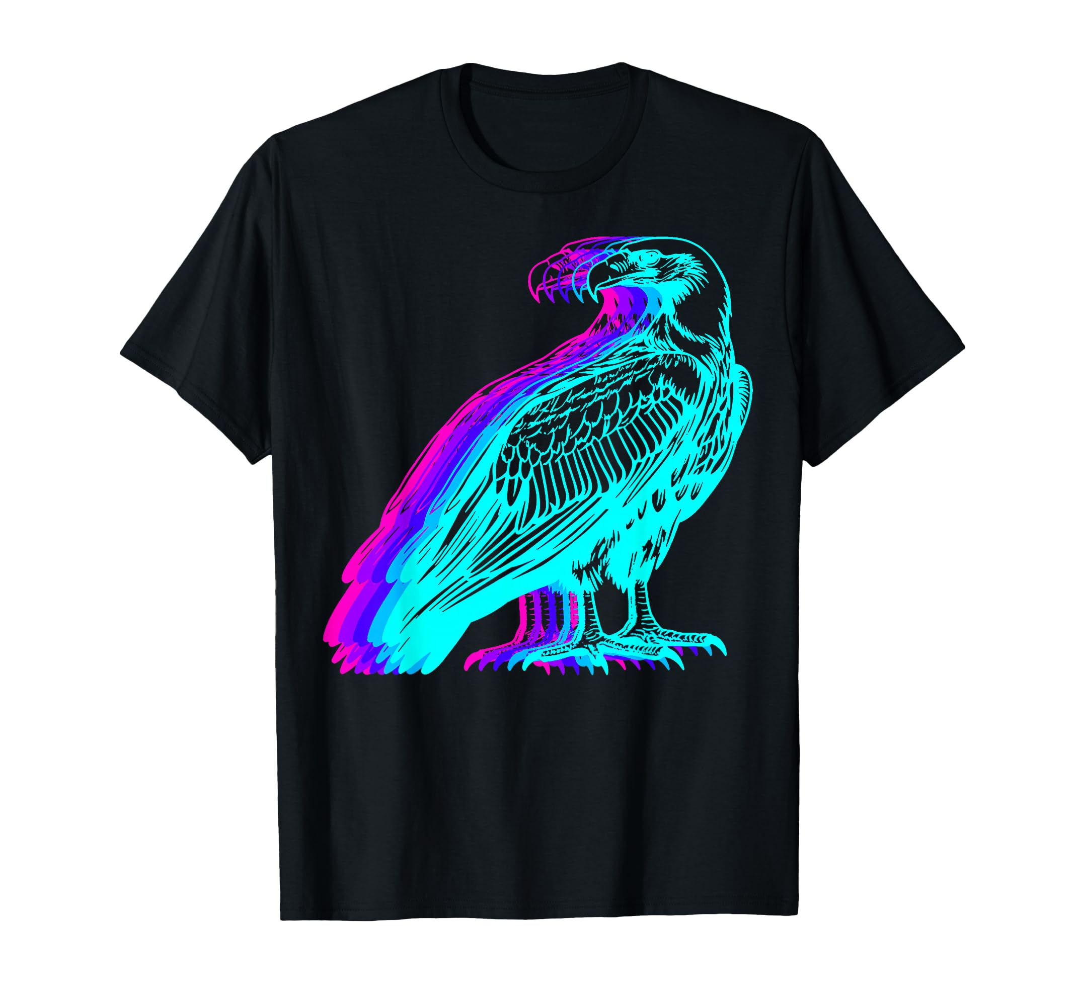 Vulture Bird Vaporwave T-Shirt - Trendy Graphic Men Women - T-Shirt, Sweatshirt, Hoodie