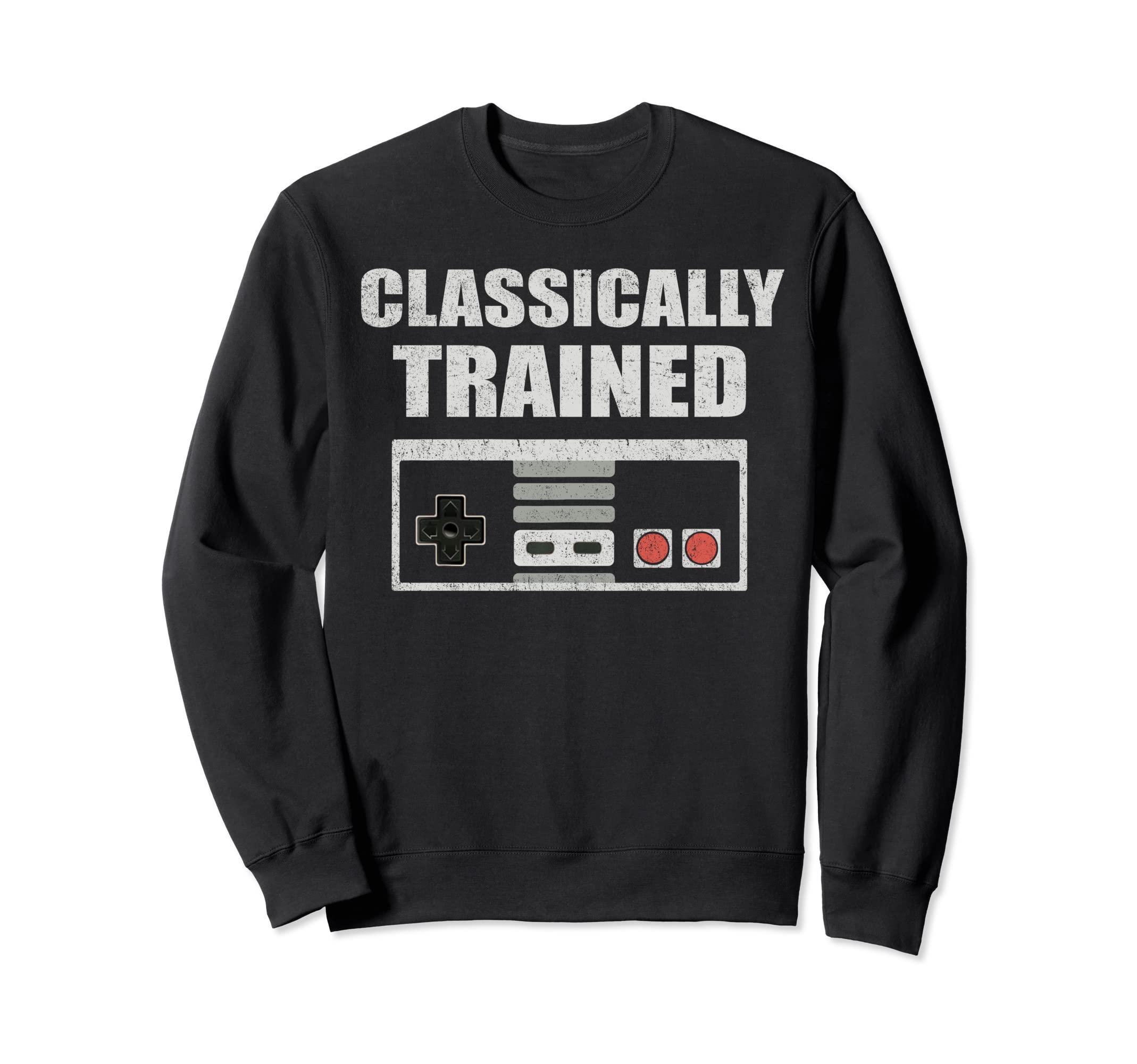 Video Game Distressed Sweatshirt - Graphic Print for Adults - T-Shirt, Sweatshirt, Hoodie