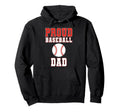 Proud Baseball Dad Game Day Sports Parent Hoodie - Unique Graphic Men Women - T-Shirt, Sweatshirt, Hoodie