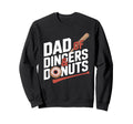 Baseball Mom And Player Dad Donuts And Sweatshirt - Novelty Apparel Unisex - T-Shirt, Sweatshirt, Hoodie