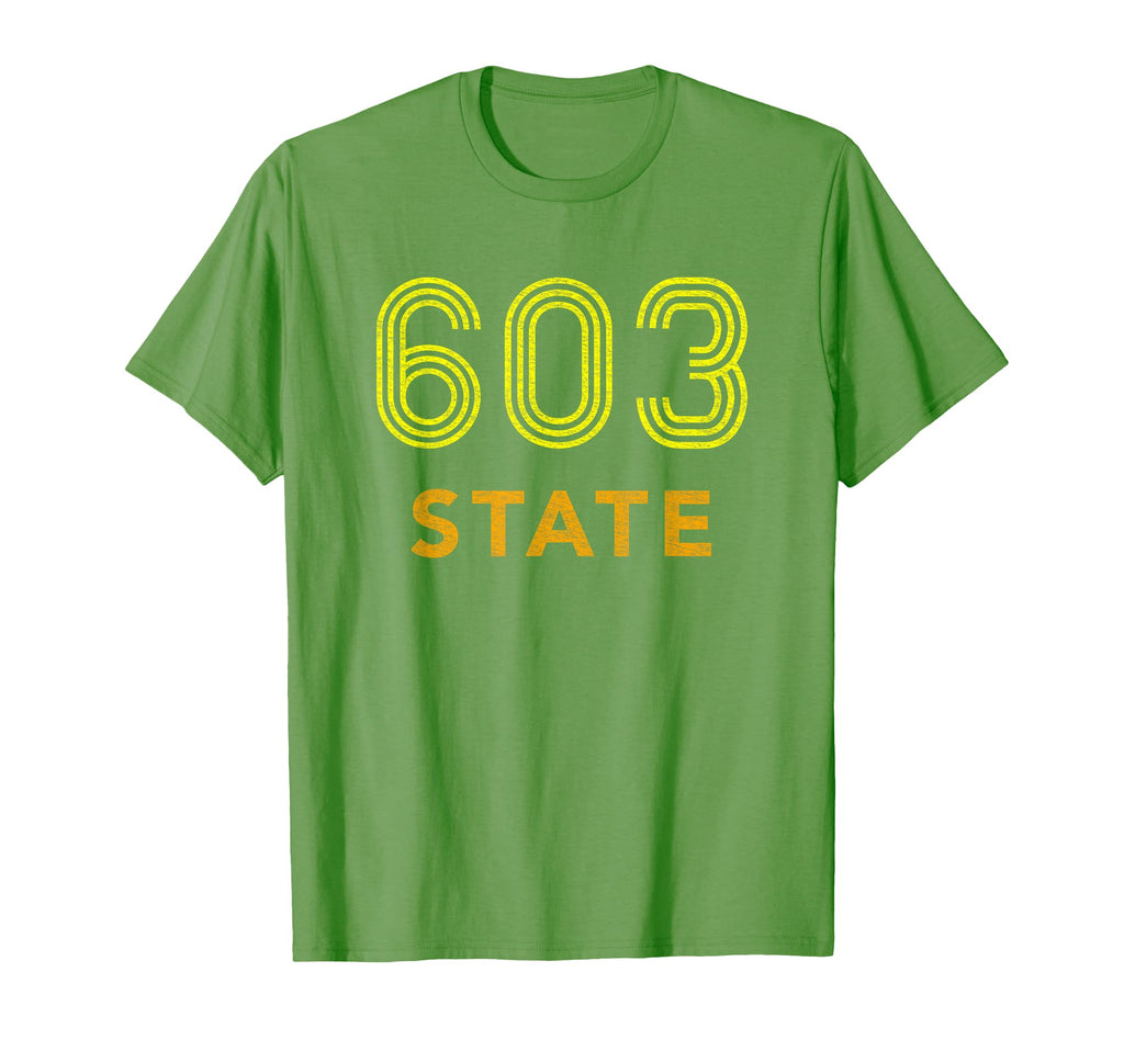 603 Distressed New Hampshire T-Shirt - Novelty Apparel Men Women - T-Shirt, Sweatshirt, Hoodie