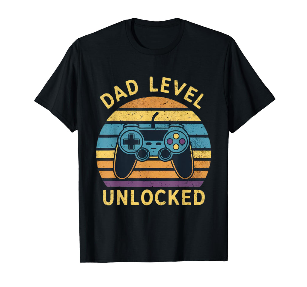 Dad Level Unlocked Funny New Dad Gifts T-Shirt - Trendy Graphic Unisex - T-Shirt, Sweatshirt, Hoodie