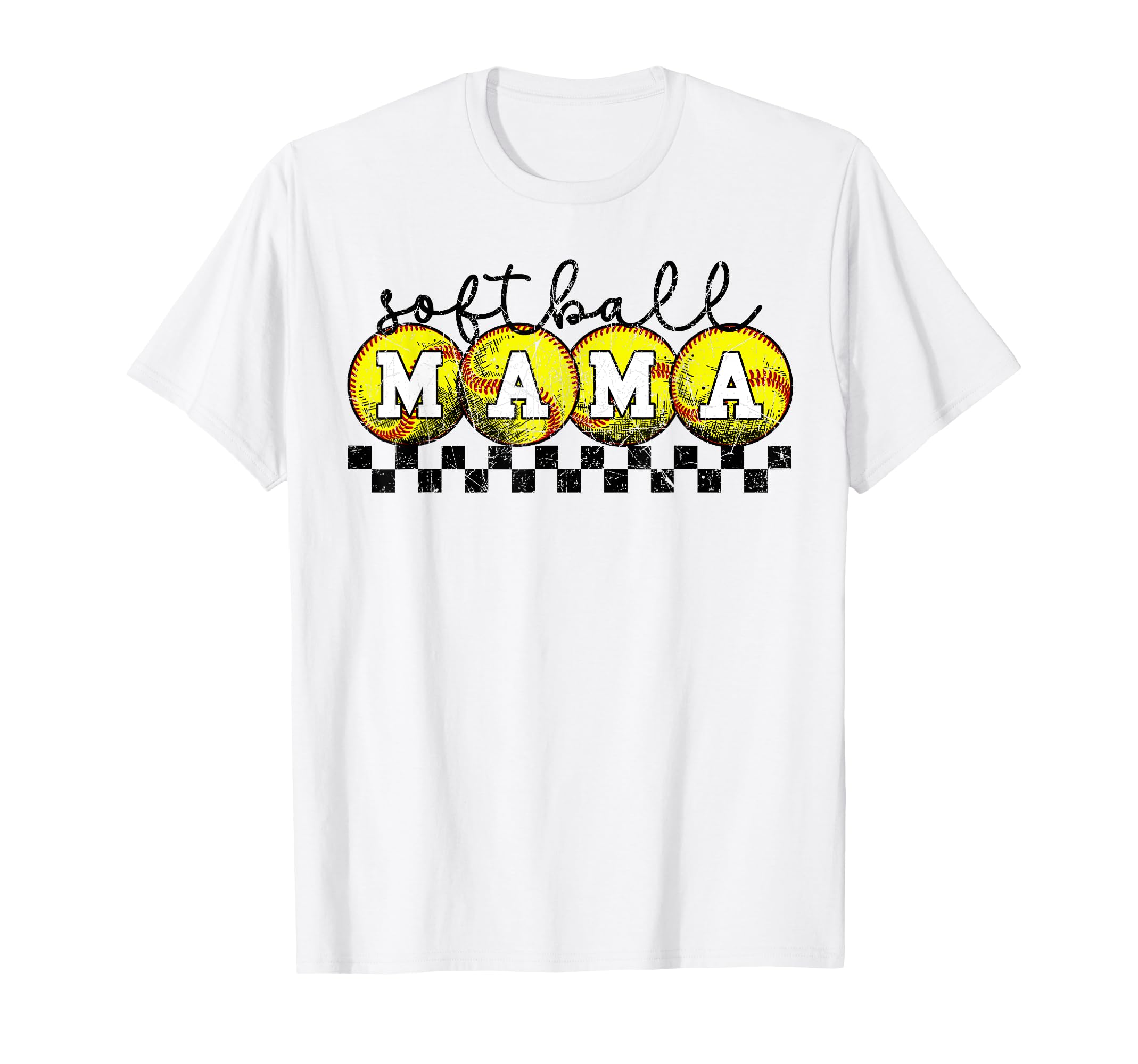 Softball Mama Groovy Softball Mom T-Shirt - Aesthetic Graphic Unisex - T-Shirt, Sweatshirt, Hoodie