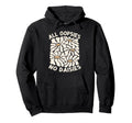 All Oopsies No Daisies Boho Flowers Hoodie - Fun Novelty Design Men Women - T-Shirt, Sweatshirt, Hoodie