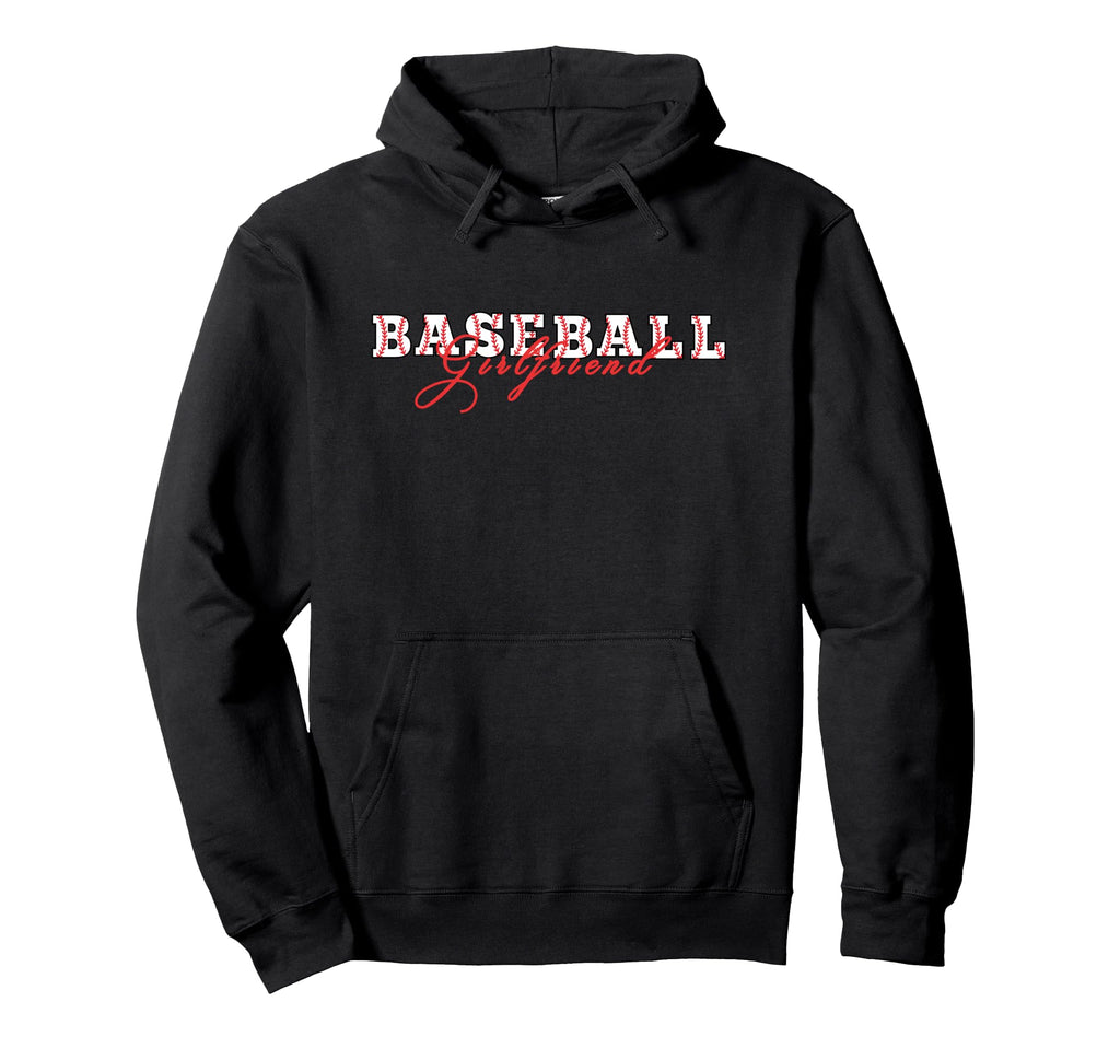 Baseball Girlfriend Coach Wife Baller Hoodie - Minimalist Print for Adults - T-Shirt, Sweatshirt, Hoodie