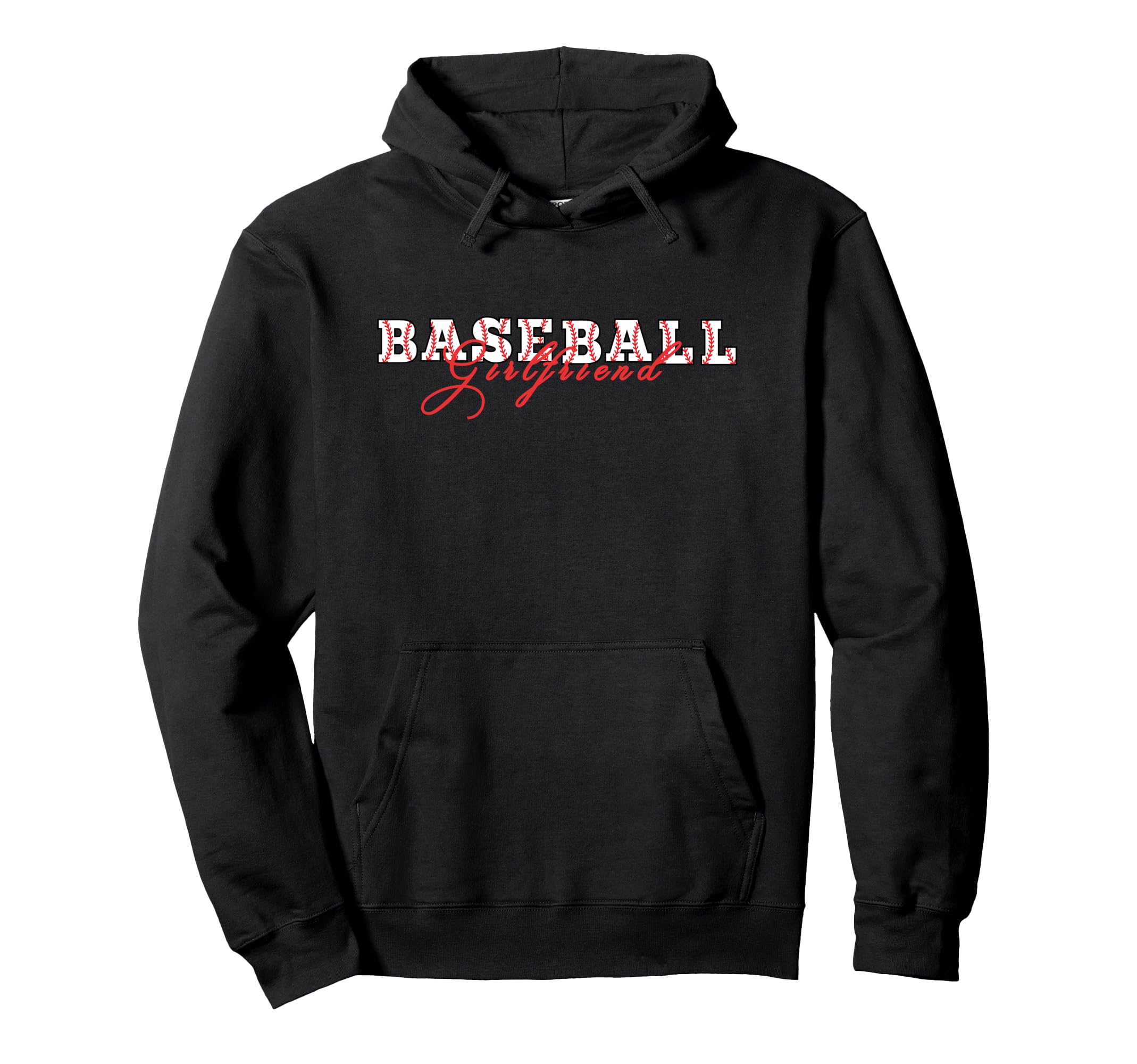 Baseball Girlfriend Coach Wife Baller Hoodie - Minimalist Print for Adults - T-Shirt, Sweatshirt, Hoodie
