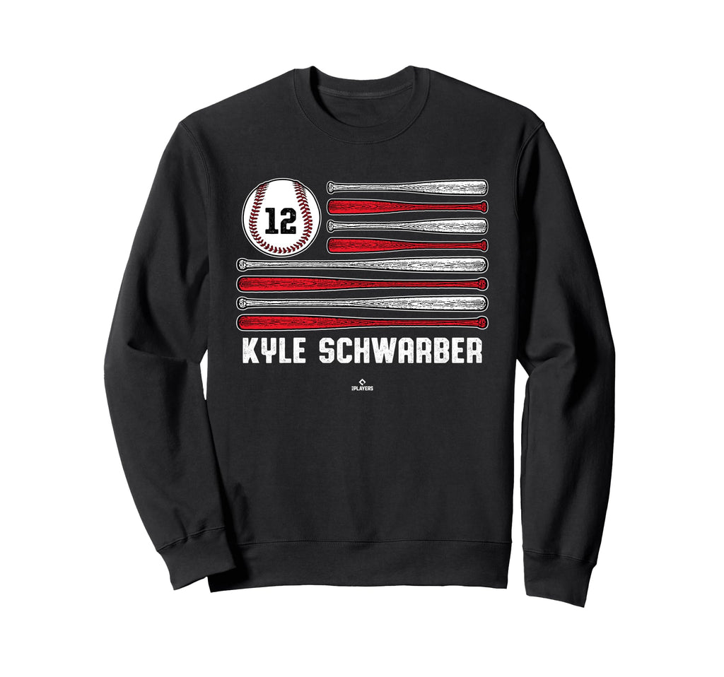 Baseball American Flag Kyle Sweatshirt - Unique Graphic Men Women - T-Shirt, Sweatshirt, Hoodie