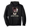 Japanese Vaporwave Cat Smoking Cigarette Hoodie - Unique Graphic Men Women - T-Shirt, Sweatshirt, Hoodie