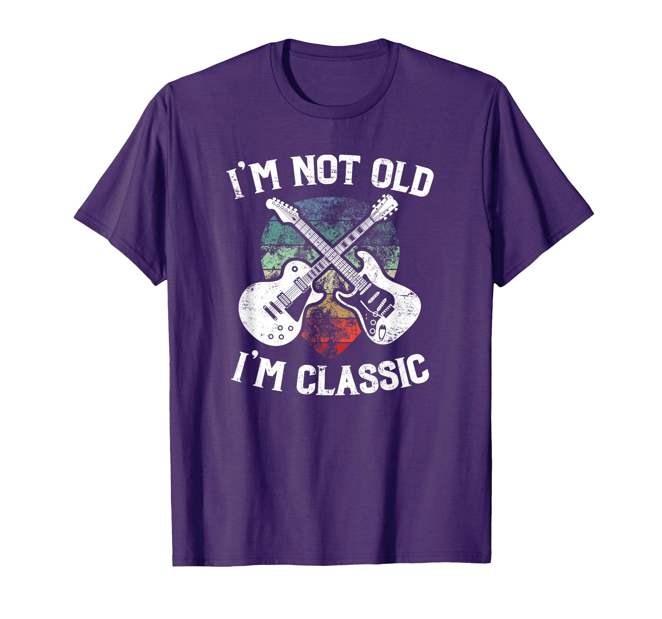 Im Not Old Im Funny Rock Roll Mens T-Shirt - Custom Art Print for Adults - T-Shirt, Sweatshirt, Hoodie