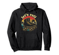 Sunset Palm Trees Lets Roll Roller Hoodie - Aesthetic Graphic for Adults - T-Shirt, Sweatshirt, Hoodie