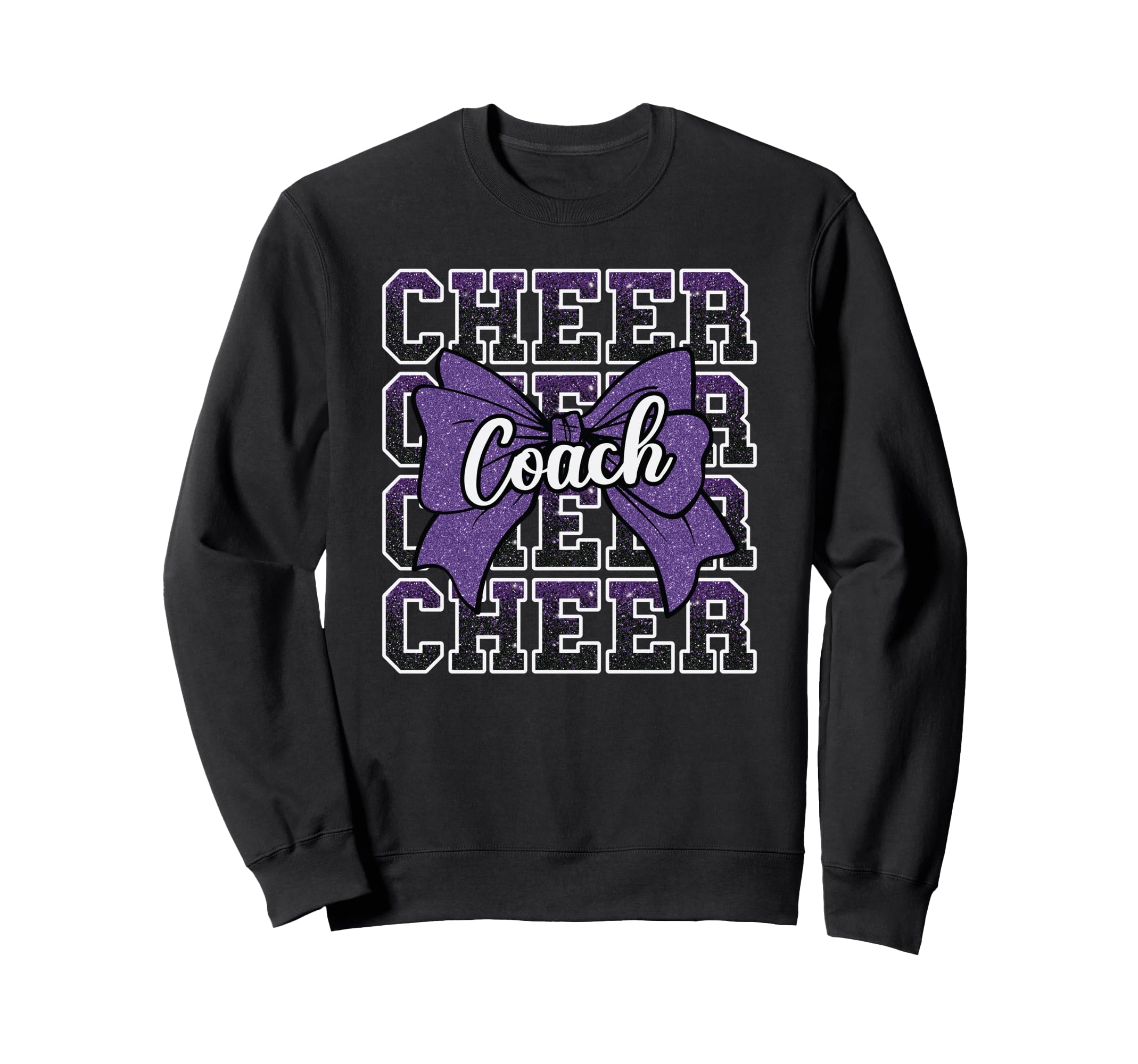 Purple Funny Sport Loud Proud Cheer Sweatshirt - Unique Graphic Unisex - T-Shirt, Sweatshirt, Hoodie