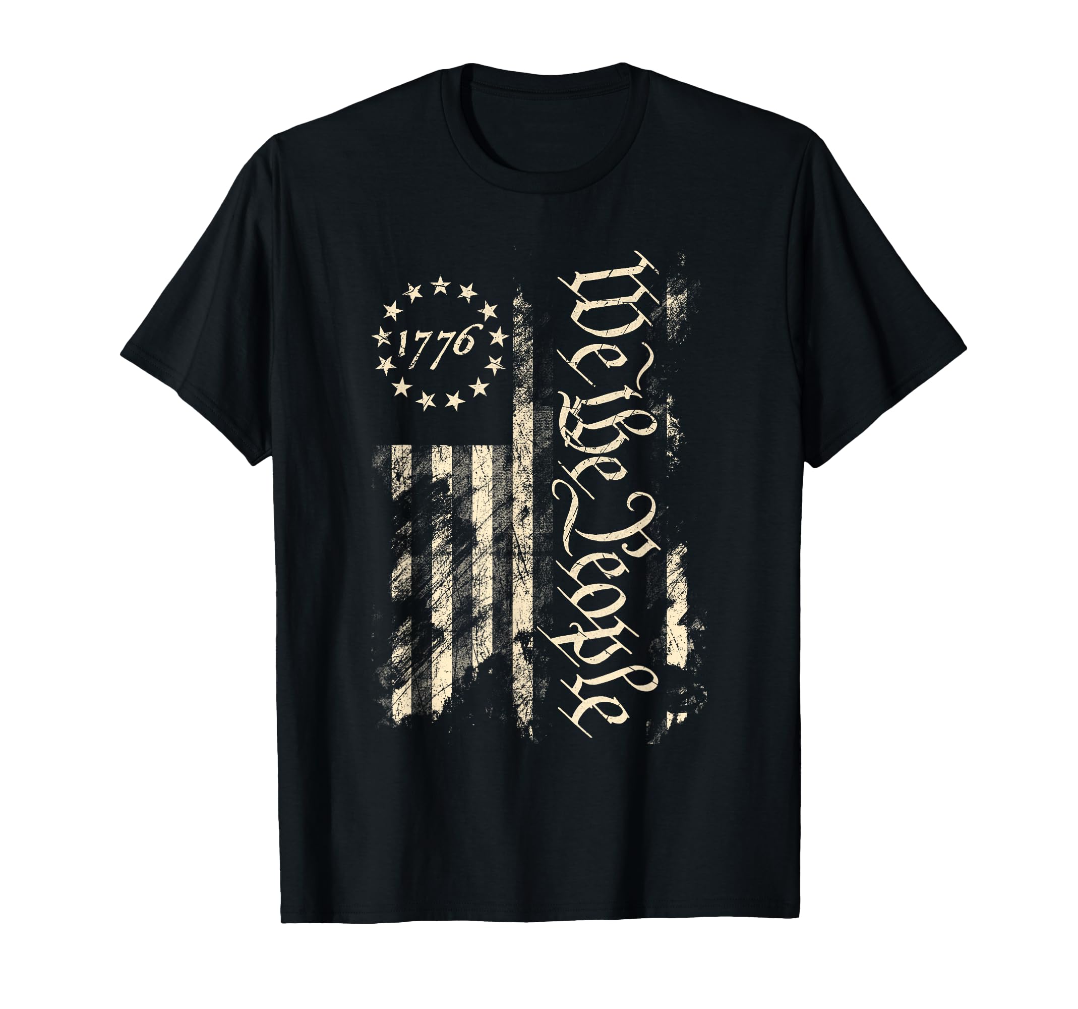 We People 1776 Betsy Ross Flag T-Shirt - Aesthetic Graphic for Adults - T-Shirt, Sweatshirt, Hoodie