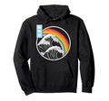 Kanagawa Wave Rainbow Japan 80S Otaku Hoodie - Trendy Graphic for Adults - T-Shirt, Sweatshirt, Hoodie