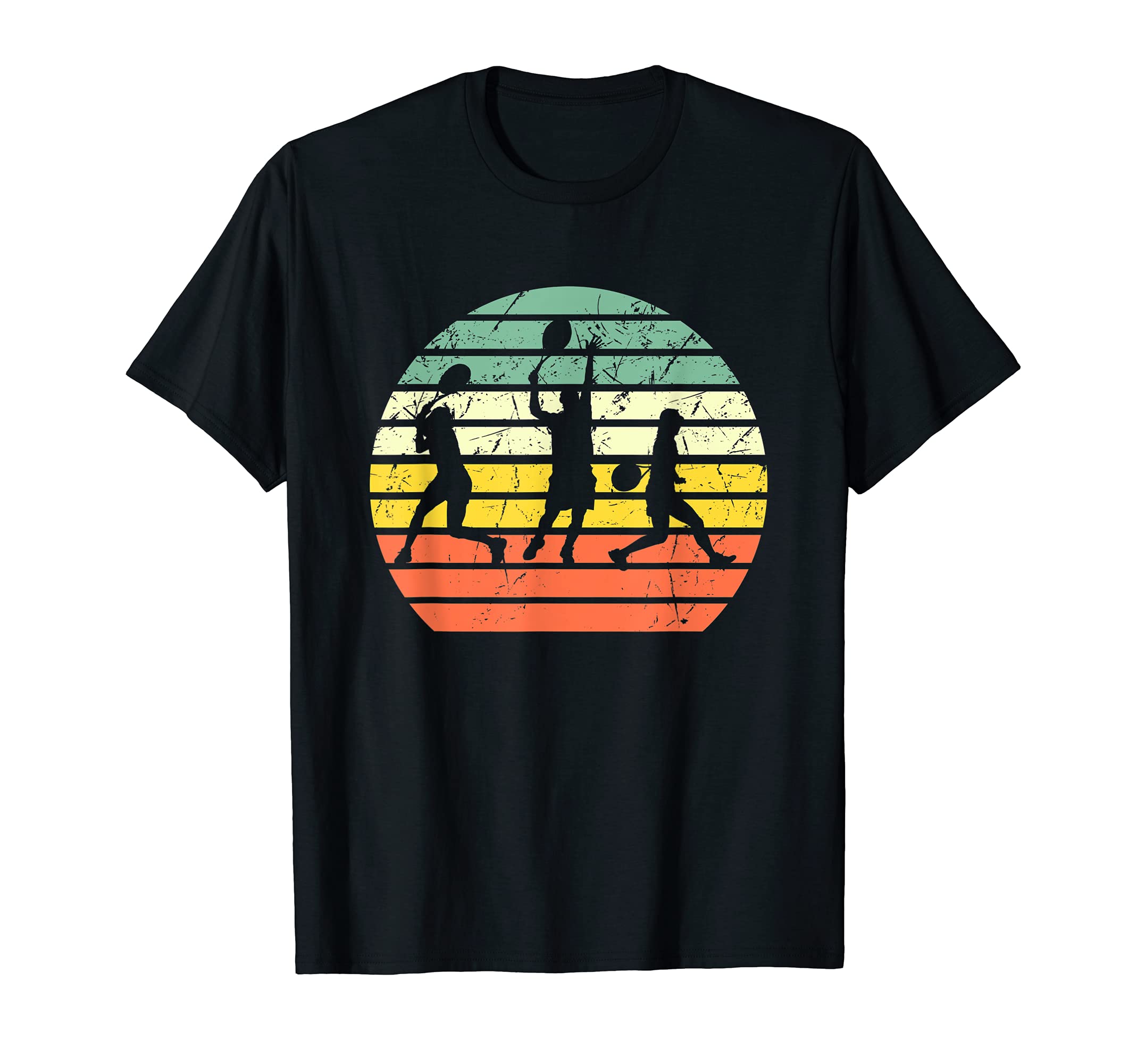 Tennis Players Silhouette Sunset T-Shirt - Unique Graphic for Adults - T-Shirt, Sweatshirt, Hoodie