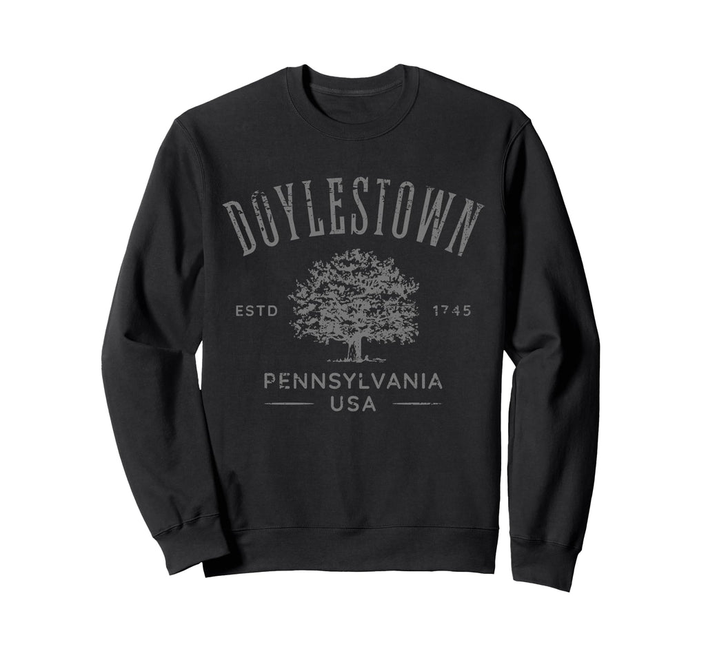 Doylestown Pa Distressed Souvenir Sweatshirt - Streetwear Style for Adults - T-Shirt, Sweatshirt, Hoodie