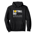 Like Baseball Dad But Bigger Balls Hoodie - Fun Novelty Design Men Women - T-Shirt, Sweatshirt, Hoodie