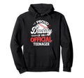 Proud Daddy Teenager Baseball 13Th Hoodie - Minimalist Print Men Women - T-Shirt, Sweatshirt, Hoodie