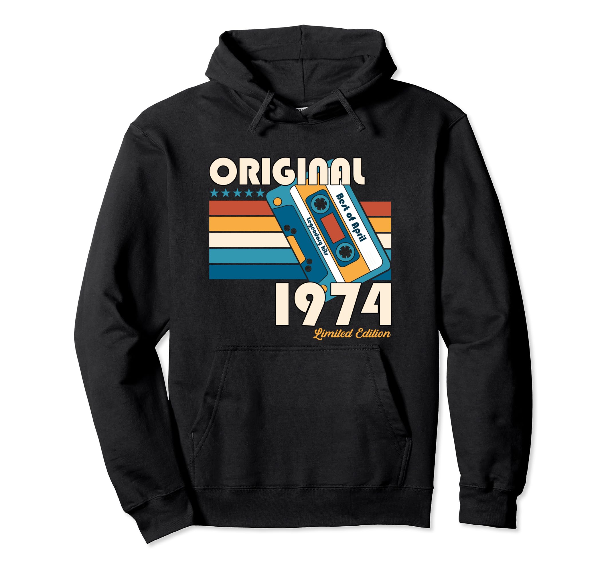 50Th Birthday Gift April 1974 Hoodie - Aesthetic Graphic for Adults - T-Shirt, Sweatshirt, Hoodie