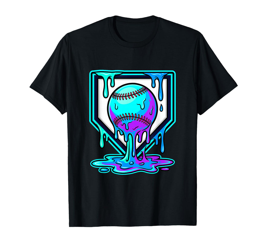Ice Cream Drip Baseball Stuff Gear Sweatshirt - Fun Novelty Design Unisex - T-Shirt, Sweatshirt, Hoodie