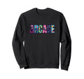 Arcade Gaming Enthusiast Sweatshirt - Graphic Print Men Women - T-Shirt, Sweatshirt, Hoodie