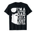 Bearded Dad Funny Beard Fathers Day Gift T-Shirt - Minimalist Print Unisex - T-Shirt, Sweatshirt, Hoodie