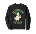 Outnumbered Baseball Duck Coffee Mom Sweatshirt - Novelty Apparel Men Women - T-Shirt, Sweatshirt, Hoodie