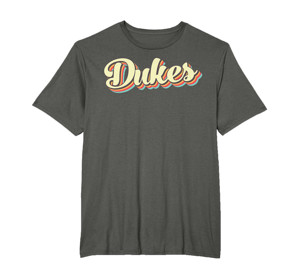 Dukes Art Baseball Font T-Shirt - Casual Everyday Wear for Adults - T-Shirt, Sweatshirt, Hoodie